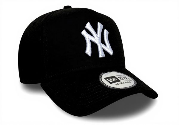 New Era Yankees Cap 9Forty A-Frame schwarz Baumwolle
