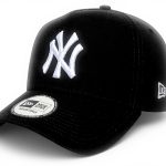 New Era Yankees Cap 9Forty A-Frame schwarz Baumwolle