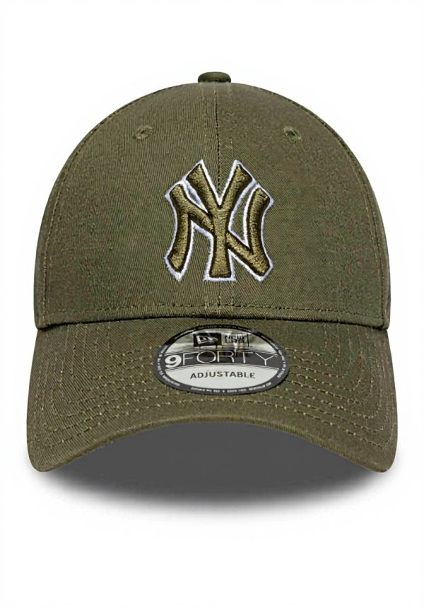 New Era Yankees Cap Oliv Baumwolle MLB Fan Accessoire