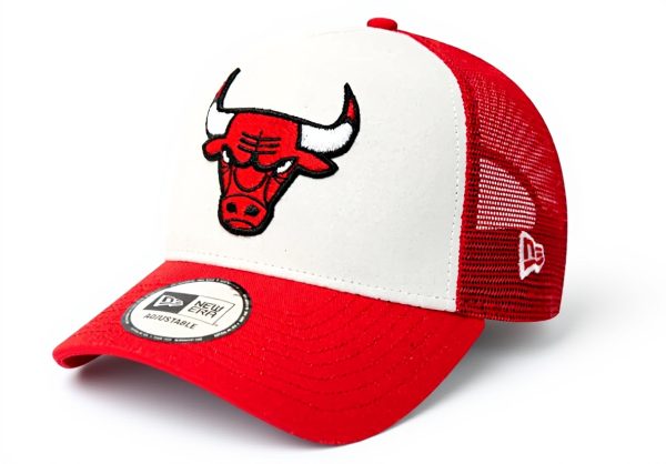Chicago Bulls Cap New Era A-Frame Trucker verstellbar