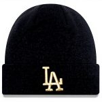 New Era MLB Beanie Herren Los Angeles Dodgers Schwarz