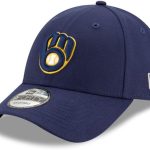 New Era MLB Milwaukee Brewers Cap 9Forty Schwarz verstellbar-0