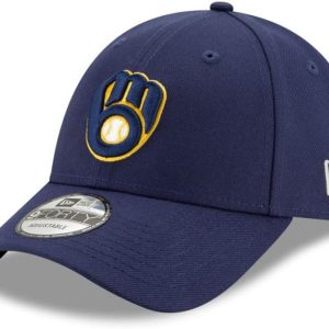 New Era MLB Milwaukee Brewers Cap 9Forty Schwarz verstellbar-0