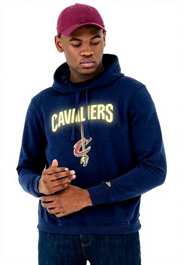 New Era NBA Cleveland Cavaliers Hoodie Blau Kapuzenpullover