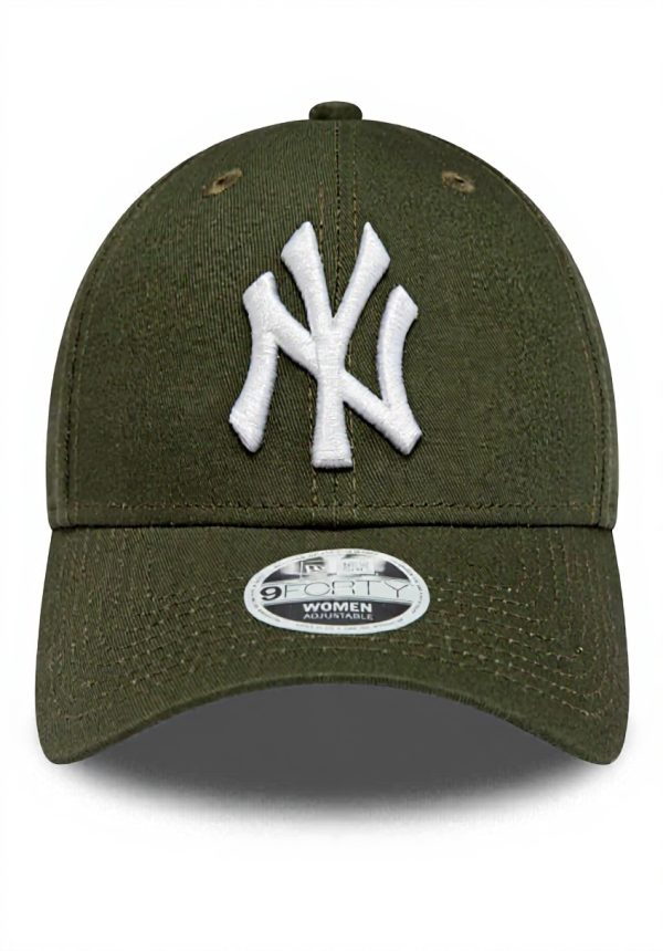 New Era Yankees MLB Cap Olive 9Forty Damen Baseball Mütze