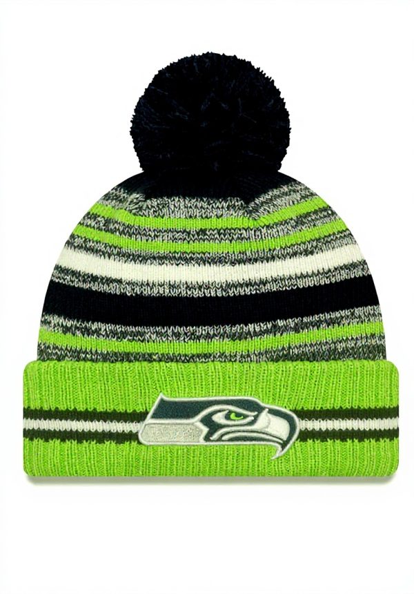 NFL Winter Mütze New Era Blau Grün Einheitsgröße Herren