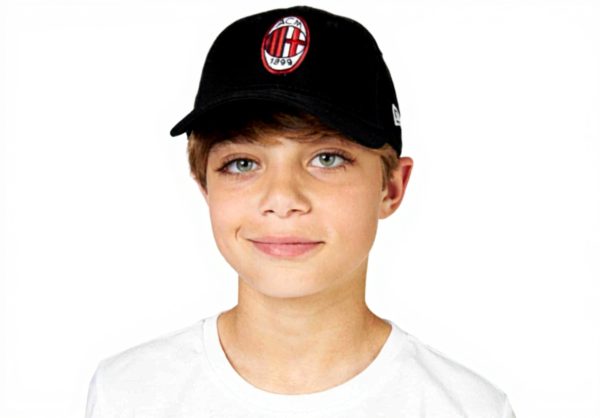 A.C. Milan Kids Cap New Era MIT Logo Baseballkappe