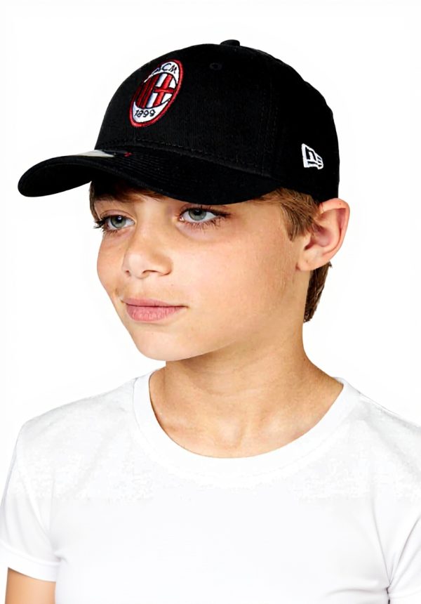A.C. Milan Kids Cap New Era MIT Logo Baseballkappe