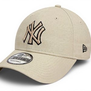 New Era Baseball Cap New York Yankees Stone Black Unisex