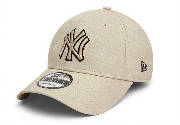 New Era Baseball Cap New York Yankees Stone Black Unisex
