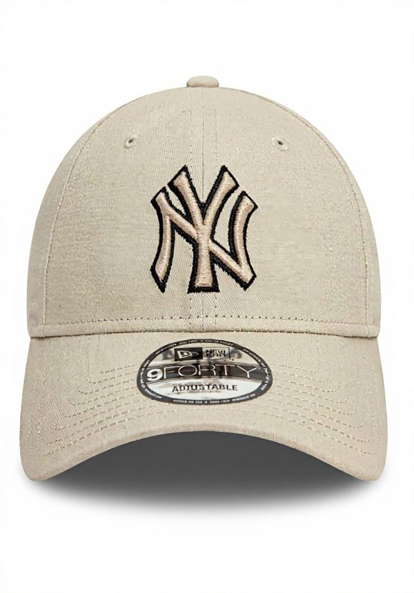 New Era Baseball Cap New York Yankees Stone Black Unisex