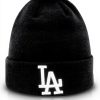 New Era Dodgers Beanie Schwarz MLB Fan Mütze Einheitsgröße