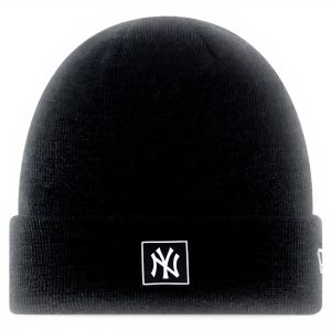 New Era Yankees Strickmütze Wintermütze mit Umschlag Damen