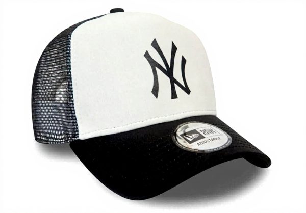 New Era Yankees Cap Adjustable Trucker Mesh Back Herren