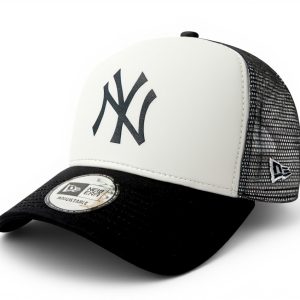 New Era Yankees Cap Adjustable Trucker Mesh Back Herren