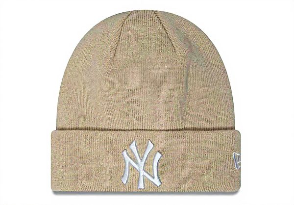 New Era Yankees Strickmütze MLB Beige Einheitsgröße