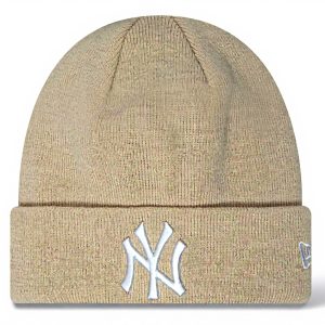 New Era Yankees Strickmütze MLB Beige Einheitsgröße