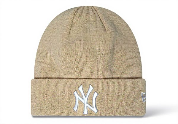 New Era Yankees Strickmütze MLB Beige Einheitsgröße