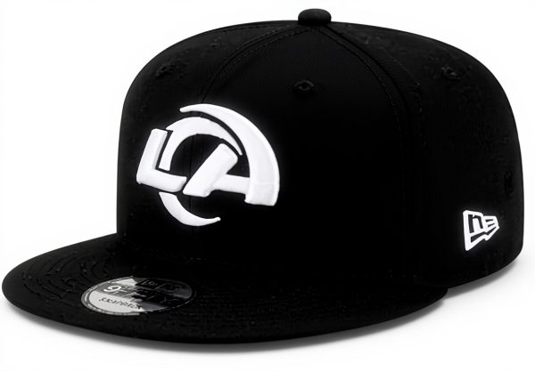 New Era NFL Snapback Cap Schwarz Weiß verstellbar