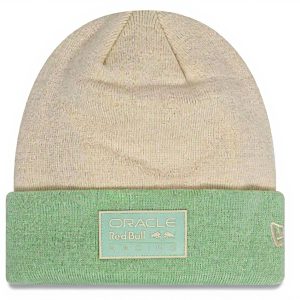 Red Bull Racing Strickmütze New Era Beige Handwäsche Herren