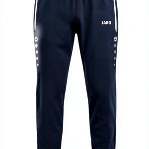 JAKO Herren Trainingshose Reißverschluss Kordelzug Anthra-0