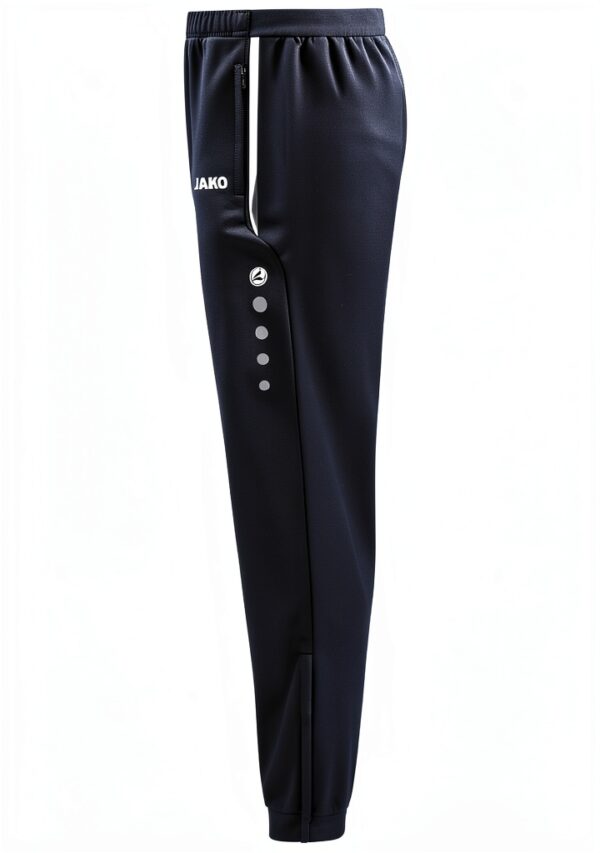 JAKO Herren Trainingshose Reißverschluss Kordelzug Anthra-2