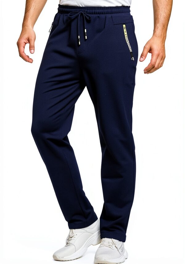 ZOXOZ Jogginghose Herren Baumwolle elastisch mit Taschen-0