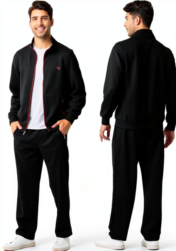 Trainingsanzug Herren Polyester Bequem Atmungsaktiv-5