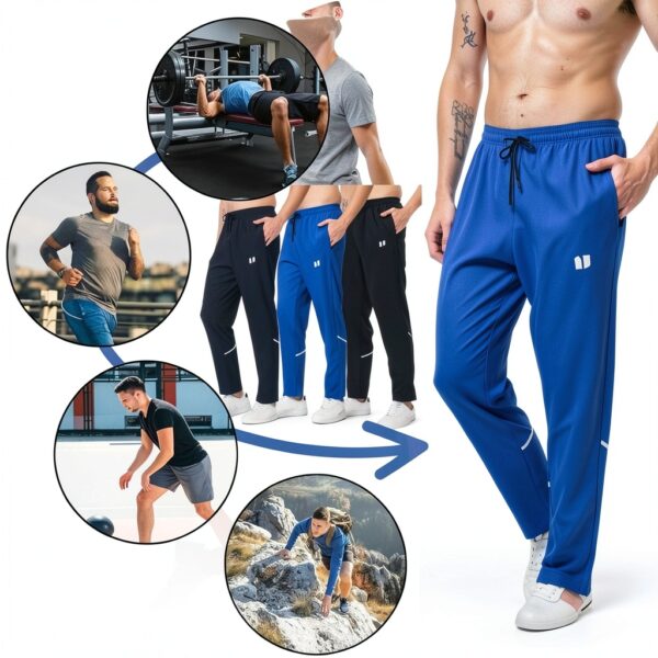 Jogginghose Herren 3-Pack atmungsaktiv weich elastisch-6