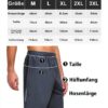 Herren Sportshorts atmungsaktiv reflektierend Laufshorts-4