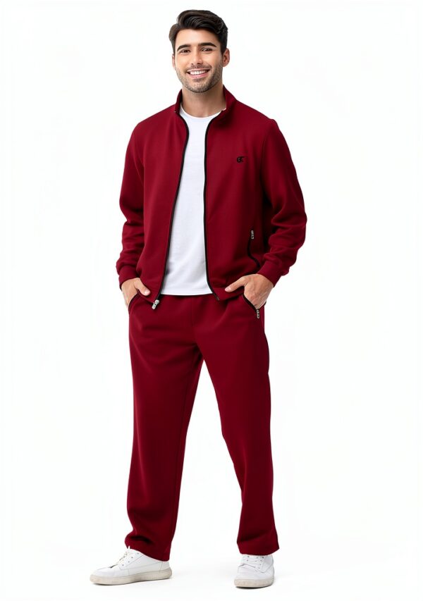 Trainingsanzug Herren Polyester Bequem Atmungsaktiv-3