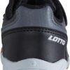 Lotto Sneaker Unisex Kinder Schwarz Weiß Schwarz Dunkelgrau-2