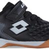 Lotto Sneaker Unisex Kinder Schwarz Weiß Schwarz Dunkelgrau-0