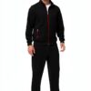 Trainingsanzug Herren Polyester Bequem Atmungsaktiv-6