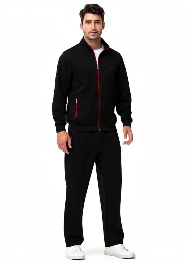 Trainingsanzug Herren Polyester Bequem Atmungsaktiv-6