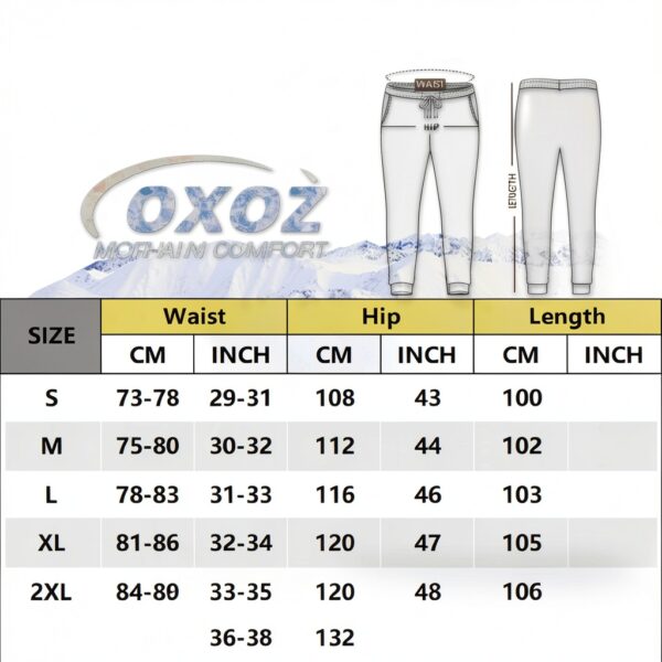 ZOXOZ Jogginghose Herren Baumwolle Elastisch Taschen-5