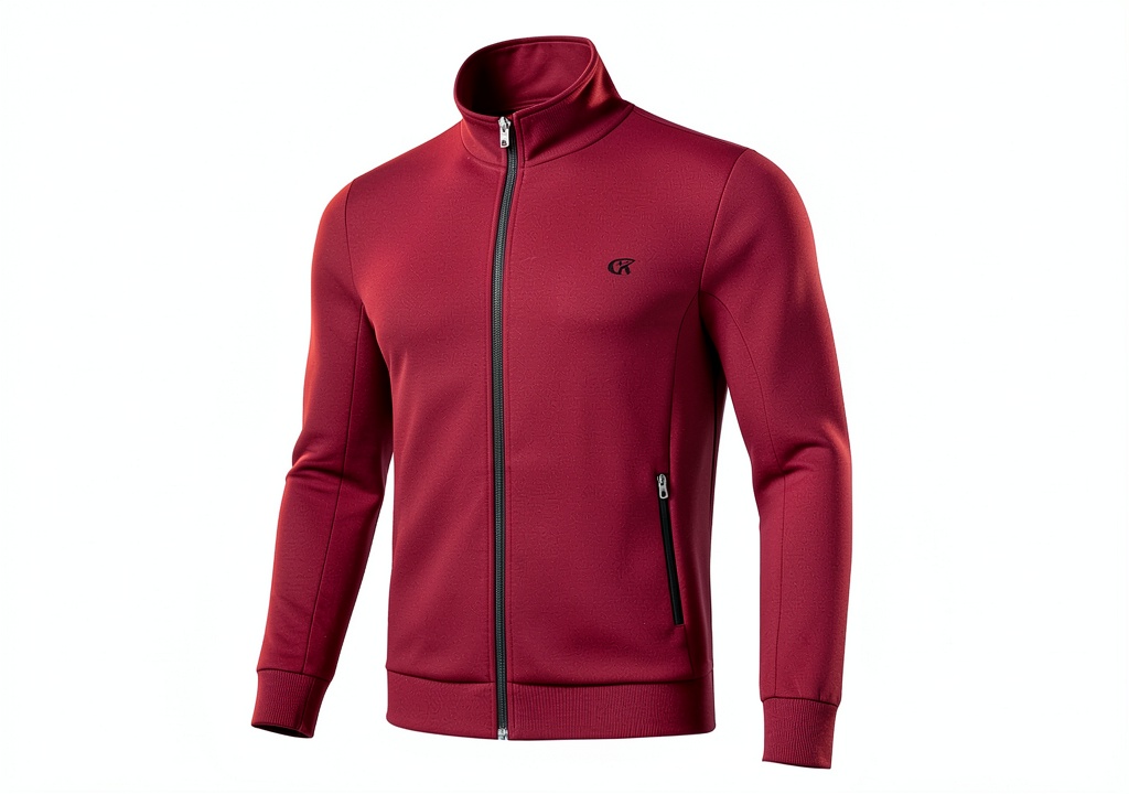 Trainingsanzug Herren Polyester in Military Green beim Joggen im Park