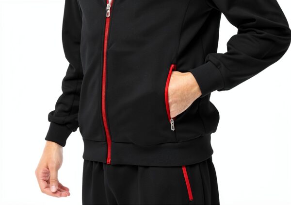 Trainingsanzug Herren Polyester Bequem Atmungsaktiv-4