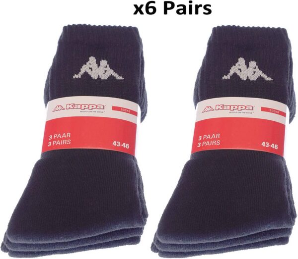 KAPPA Sportsocken Herren Laufschuhe atmungsaktiv bequem-3