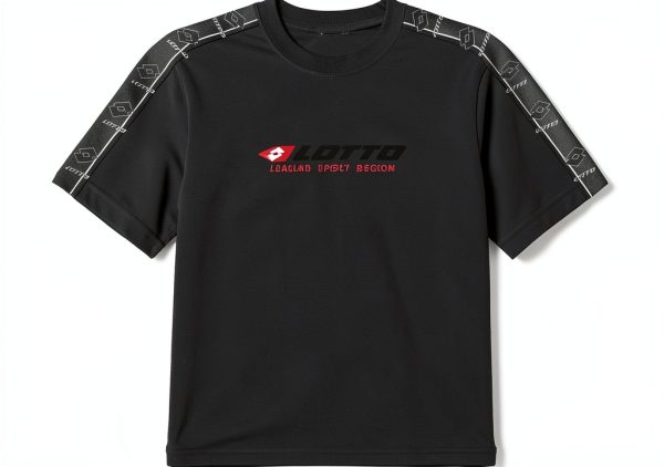 Lotto Herren T-Shirt Baumwolle Schwarz Sport Freizeit