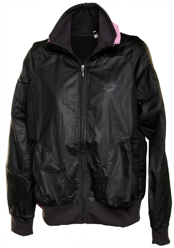 Lotto Sport Jacke Sophie Damen Nylon Tailiert Schwarz