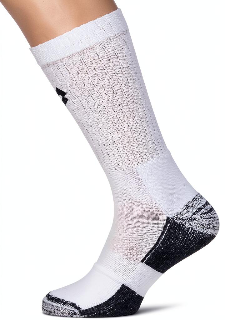 Lotto Sport Herren Socken Pro M in Weiß/Tiefblau auf Laufstrecke
