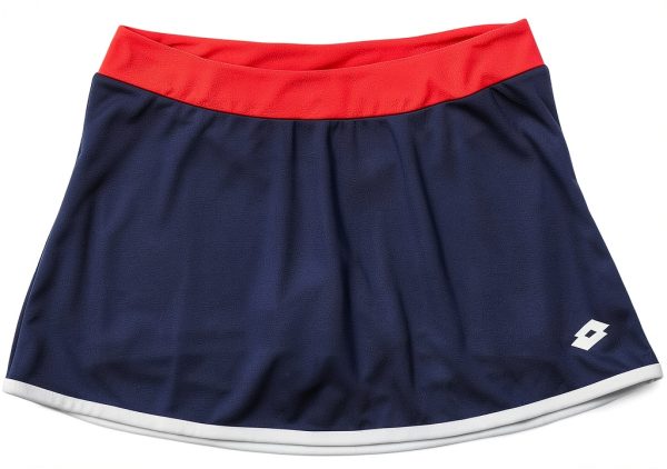Lotto Sport Mädchen Skirt Piper Tennisrock Weiß Blau Rot