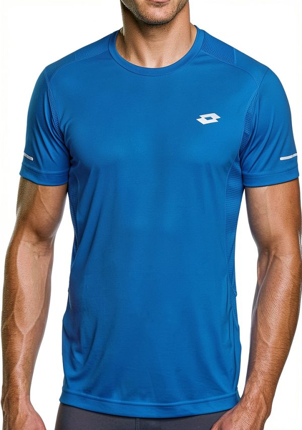 Lotto Sport Herren T-Shirt Speedride Blue Rays Poly