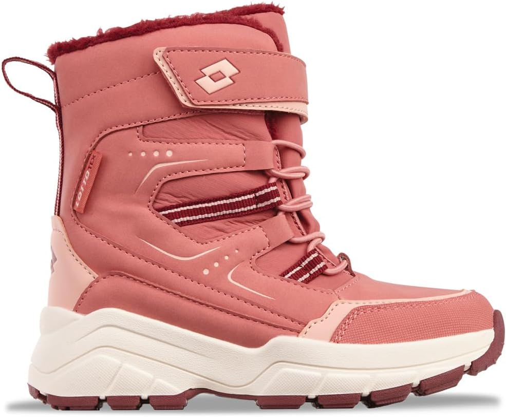 Lotto Texboots Wanderschuhe für Kinder in Dk Rose Rose auf Outdoor-Untergrund