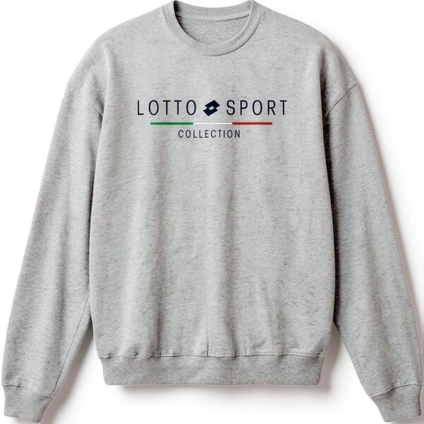LOTTO Herren Sweatshirt Baumwolle Winter Freizeit XL Grau-0