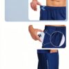 Herren Sportshorts atmungsaktiv reflektierend Laufshorts-3
