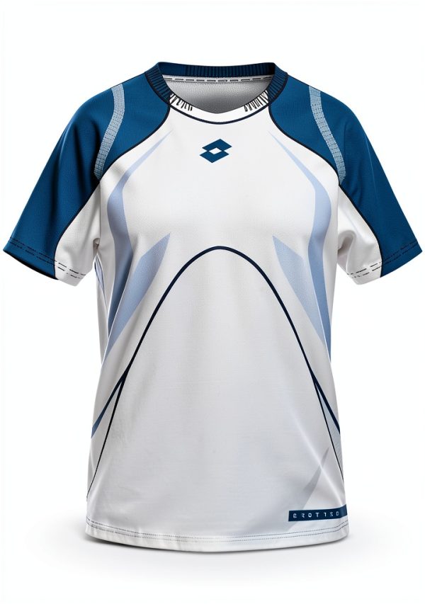 Lotto T-Shirt Zhero Herren weiß Nachtblau Polyester Fußball