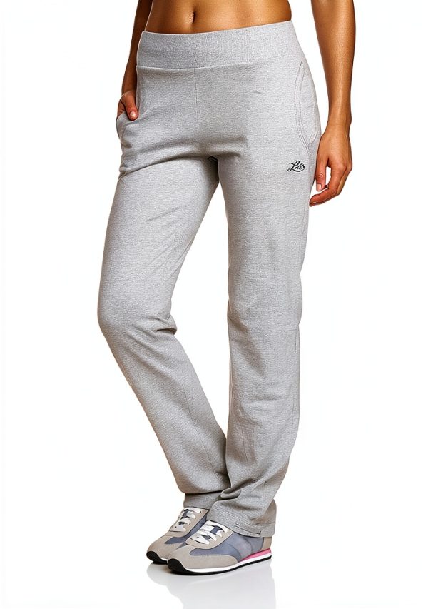 Lotto Sport Damen Trainingshose Cotton Melange Dark Grey