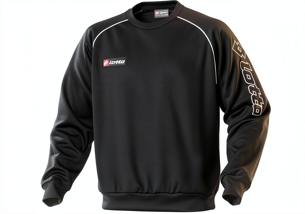 Lotto Sport Sweat Pl Winner für Jungen in schwarz-weiß von vorne